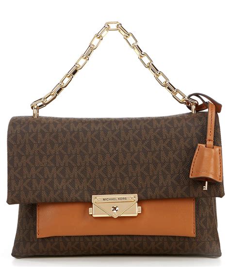 michael kors cece medium brown|Michael Kors cece shoulder bag.